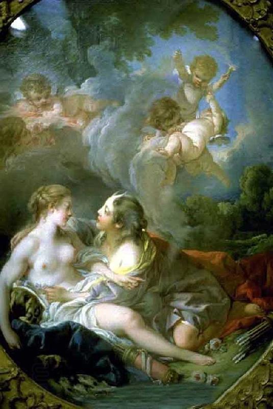 Francois Boucher Jupiter as Diana Surprises Callisto China oil painting art